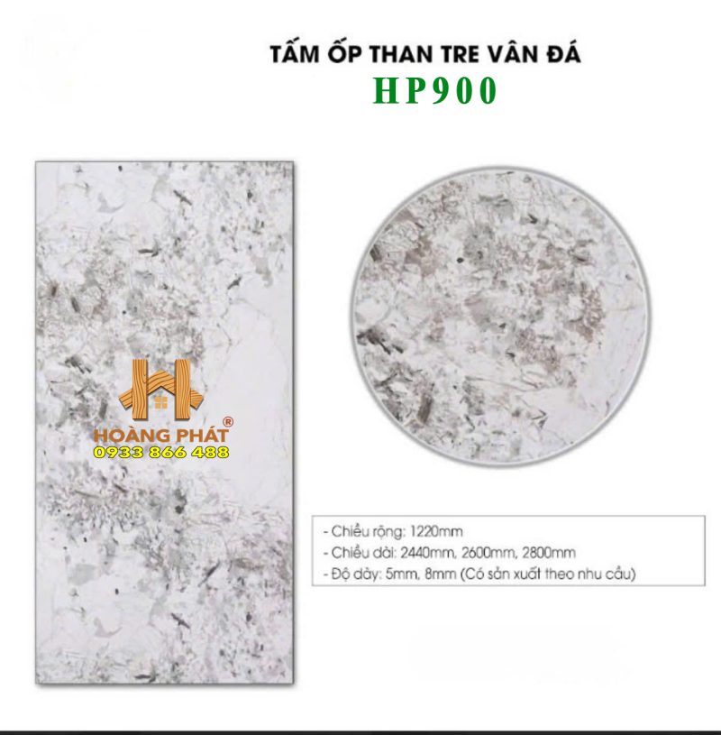 Tấm Ốp Than Tre Vân Đá HP900