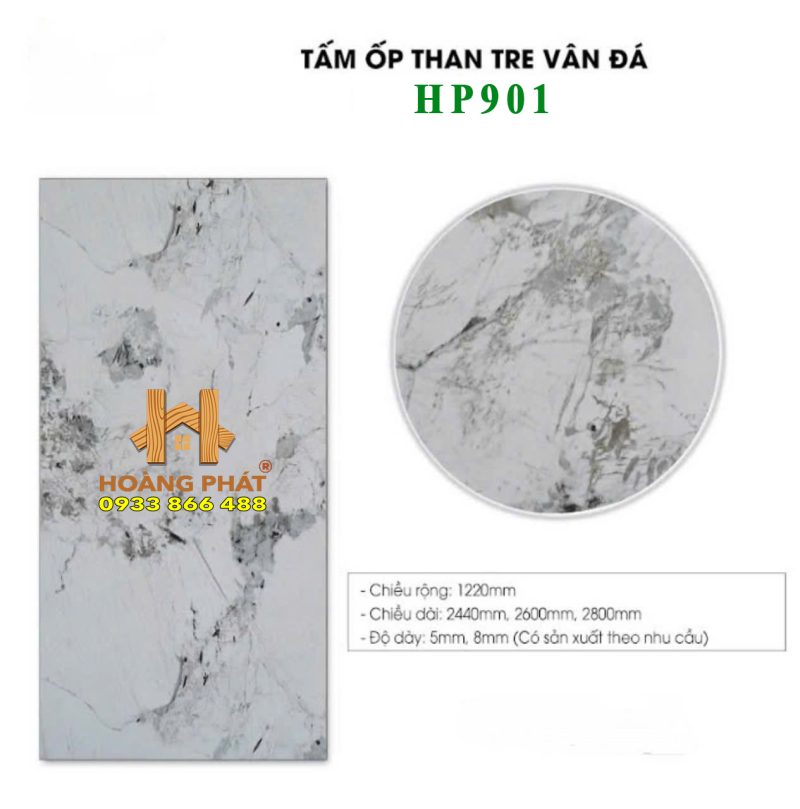 Tấm Ốp Than Tre Vân Đá HP901