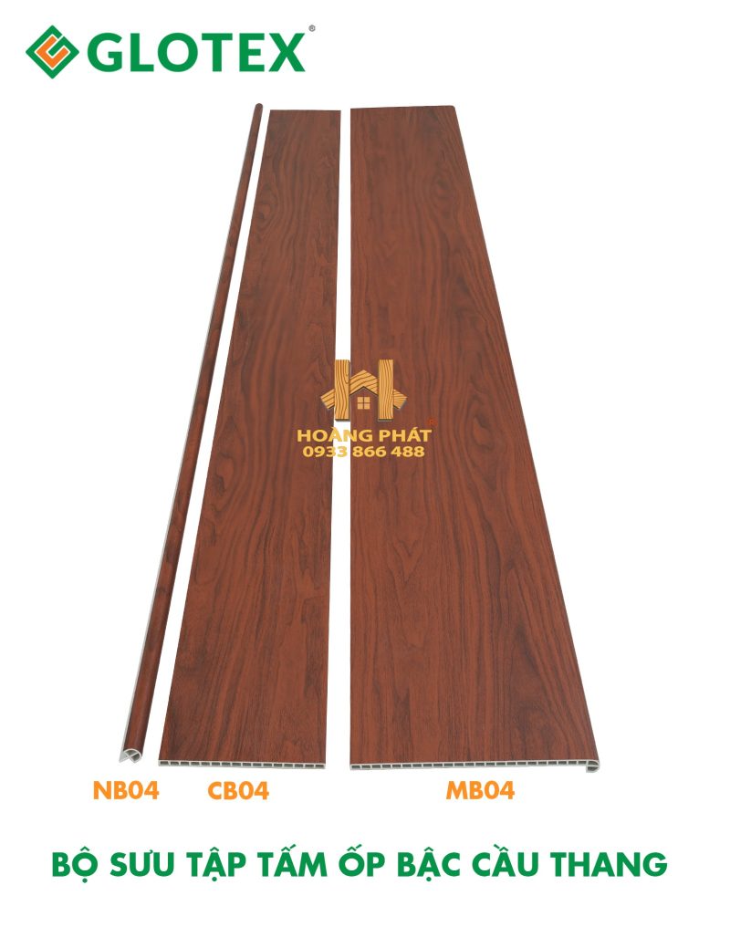Sàn Nhựa Mặt Bậc Cầu Thang Glotex BST04