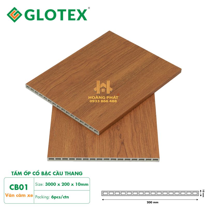 Sàn Nhựa Mặt Bậc Cầu Thang Glotex BST01