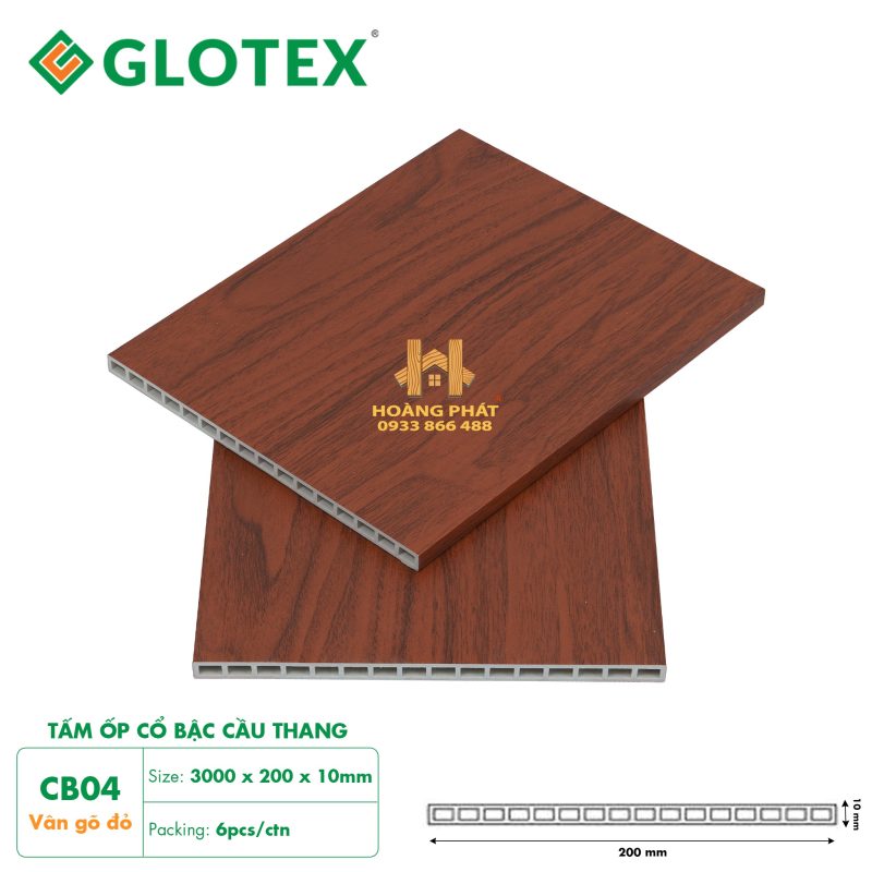 Sàn Nhựa Mặt Bậc Cầu Thang Glotex BST04
