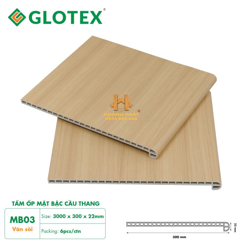 Sàn Nhựa Mặt Bậc Cầu Thang Glotex BST03