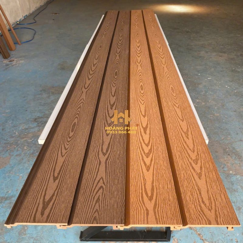 [Xu Hướng] Tấm Ốp Tường Gỗ Nhựa Ngoài Trời 2D