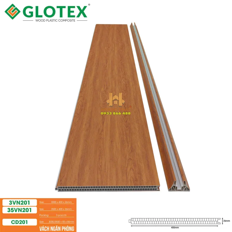 Tấm Nhựa Vách Ngăn Glotex CD201