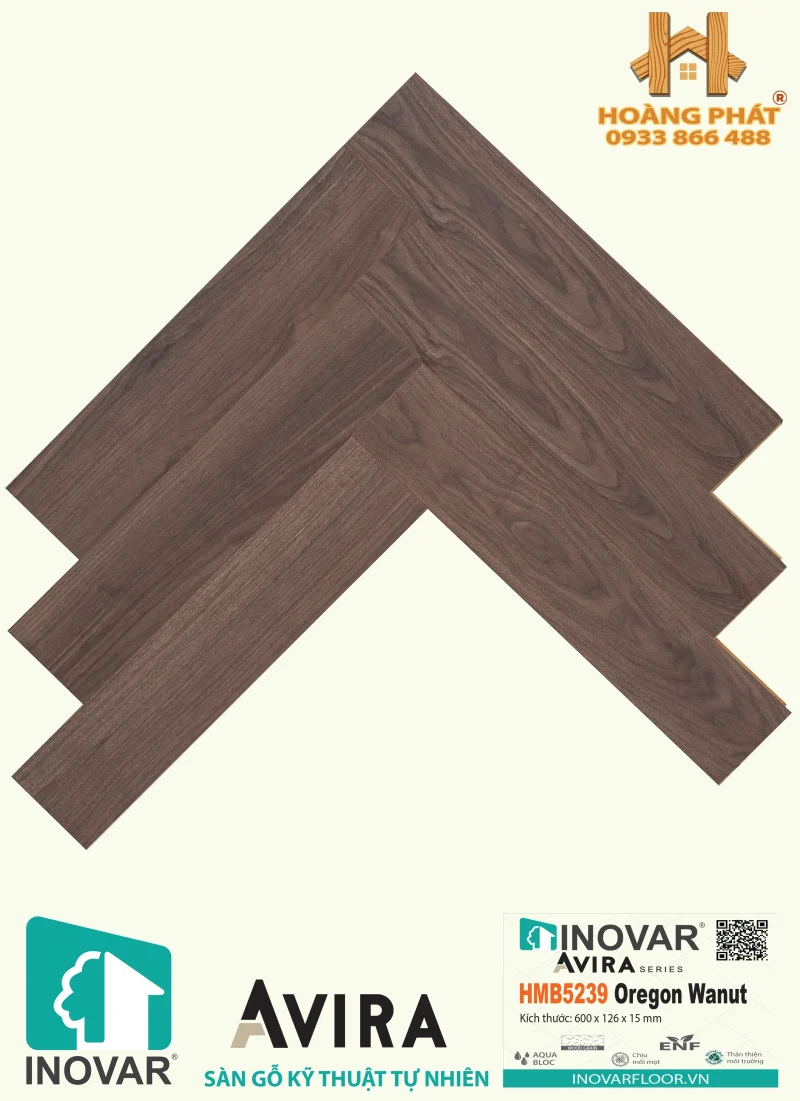 Sàn Gỗ Inovar Engineered Xương Cá HMB 5239