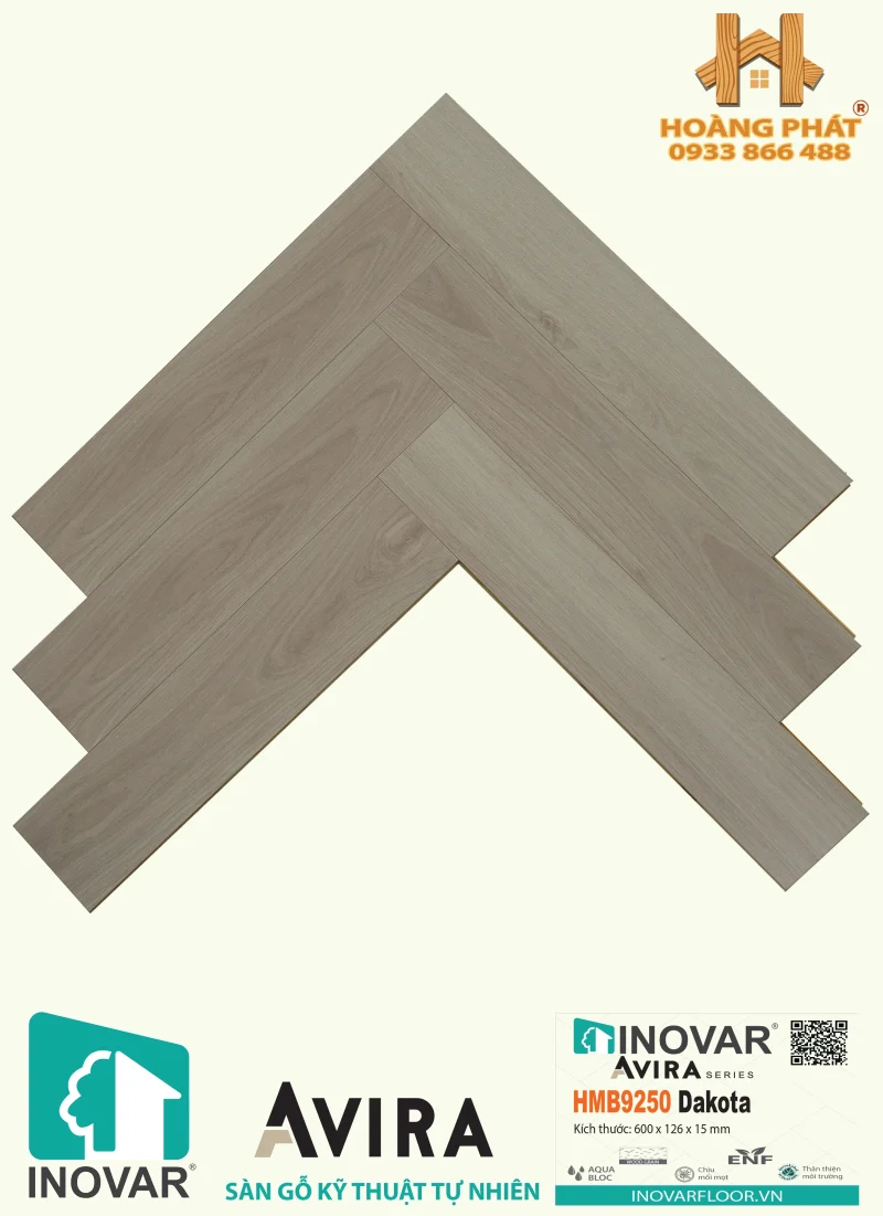 Sàn Gỗ Inovar Engineered Xương Cá HMB 9250