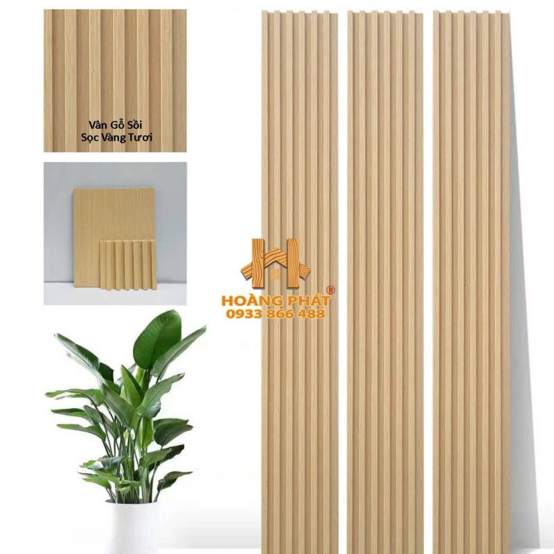 Tấm Ốp Lam Sóng & Than Tre Đồng Bộ 6S8 WG5