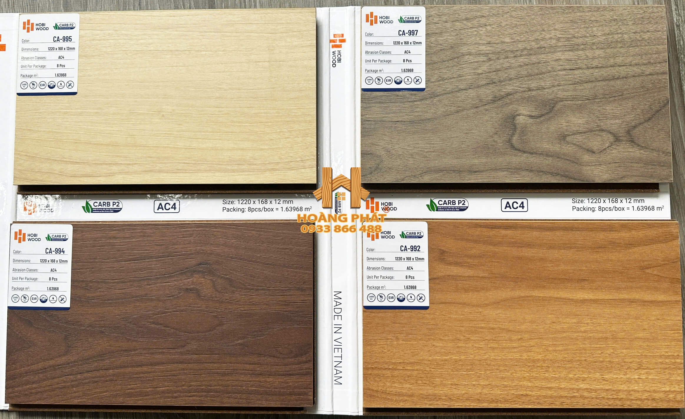 Catalogue sàn gỗ Hobi Carb
