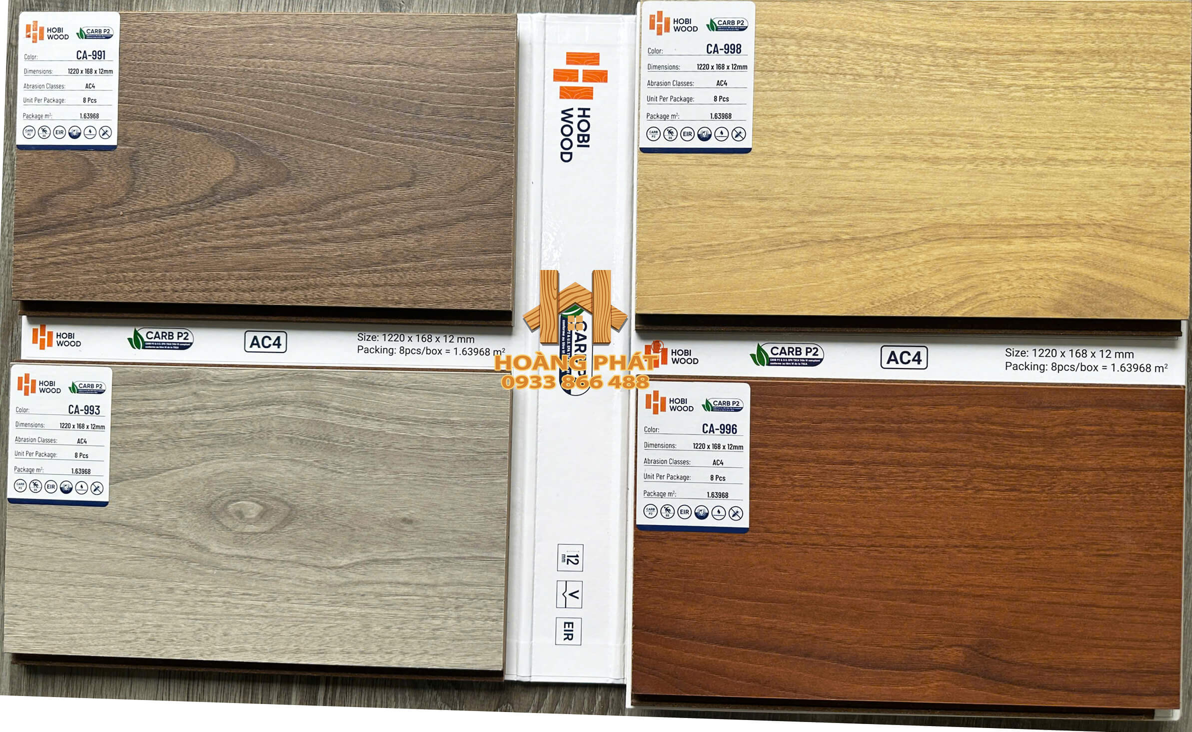 Catalogue sàn gỗ Hobi Carb