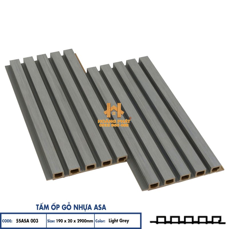 Tấm Ốp Gỗ Nhựa Hobiwood Phủ Asa 5S003