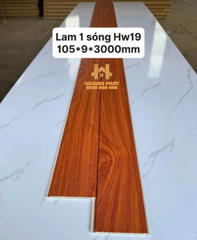 [New 2025] Tấm Ốp Lam 1 Sóng Ốp Trần Trong Nhà HW19