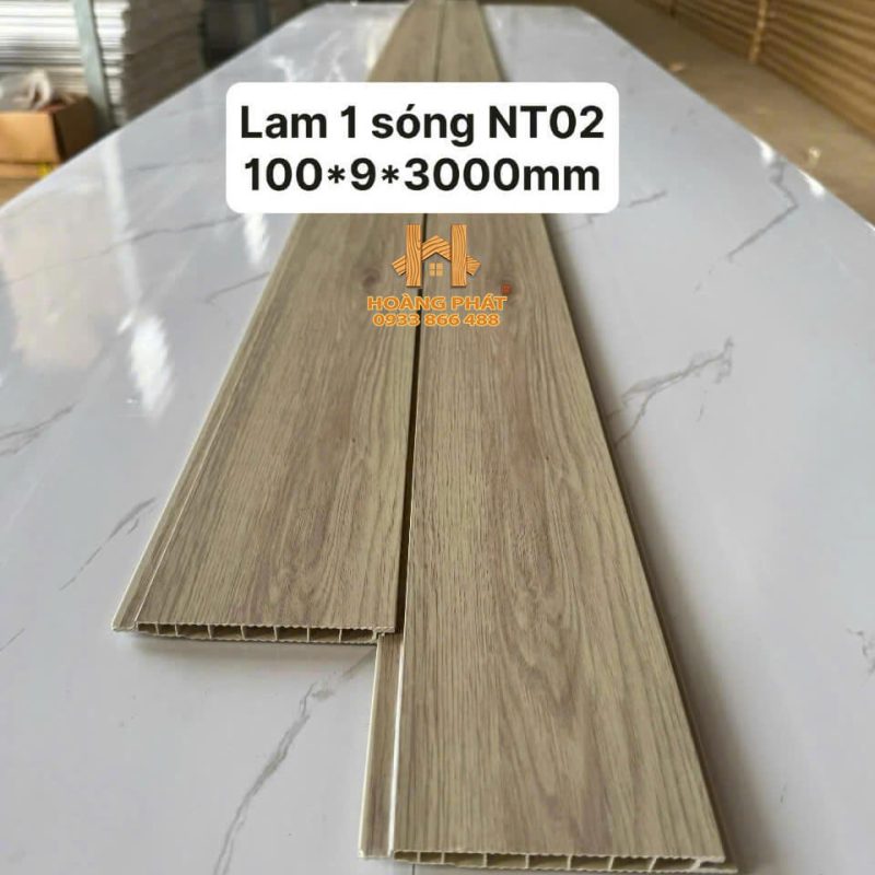 [New 2025] Tấm Ốp Lam 1 Sóng Ốp Trần Trong Nhà NT02