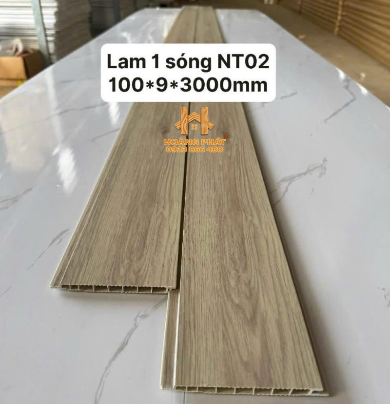 [New 2025] Tấm Ốp Lam 1 Sóng Ốp Trần Trong Nhà NT02