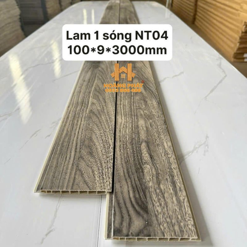 [New 2025] Tấm Ốp Lam 1 Sóng Ốp Trần Trong Nhà NT04