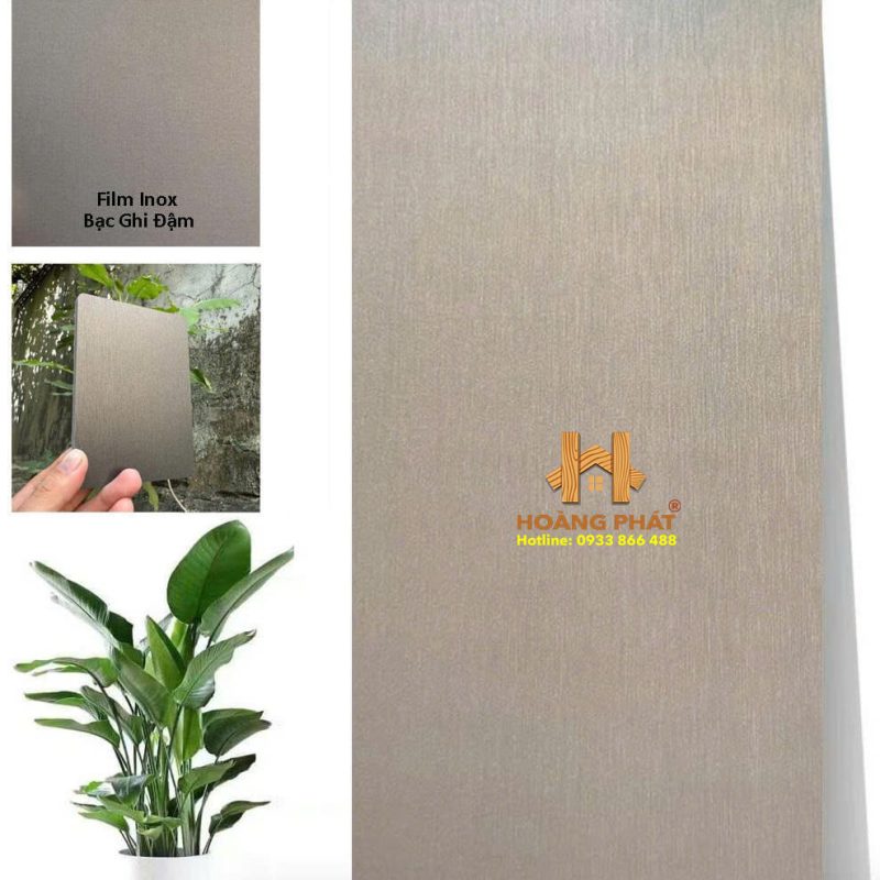 Tấm Ốp Than Tre Iwood Kim Loại Inox Xước MT-3