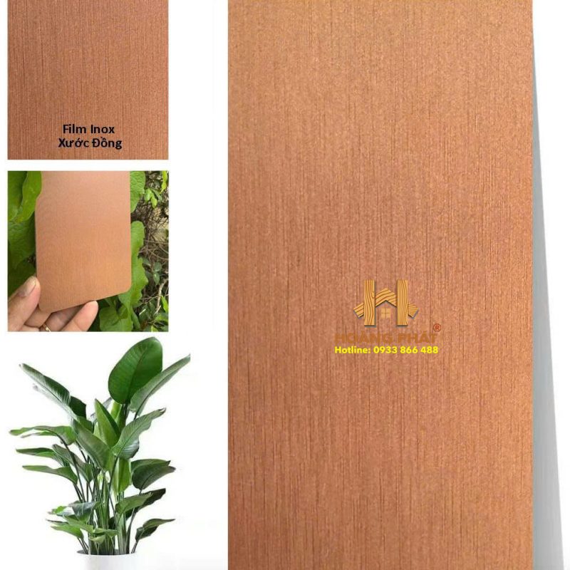 Tấm Ốp Than Tre Iwood Kim Loại Inox Xước MT-7