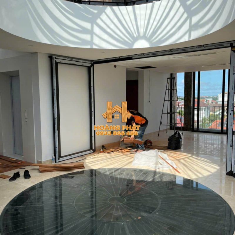 [Tuyệt Tác 2025] Công Trình Sàn Gỗ Gõ Nam Phi Tại Huế 15 x 122 x 1200mm