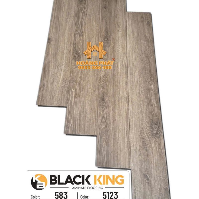 Sàn Gỗ Black King Cốt Đen 8mm 583-5123
