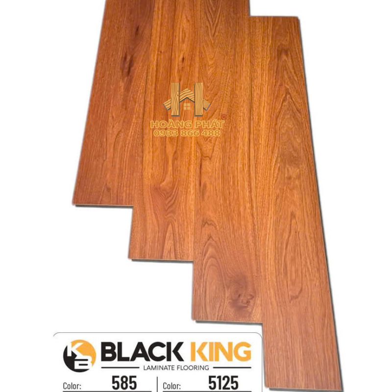 Sàn Gỗ Black King Cốt Đen 8mm 585-5125