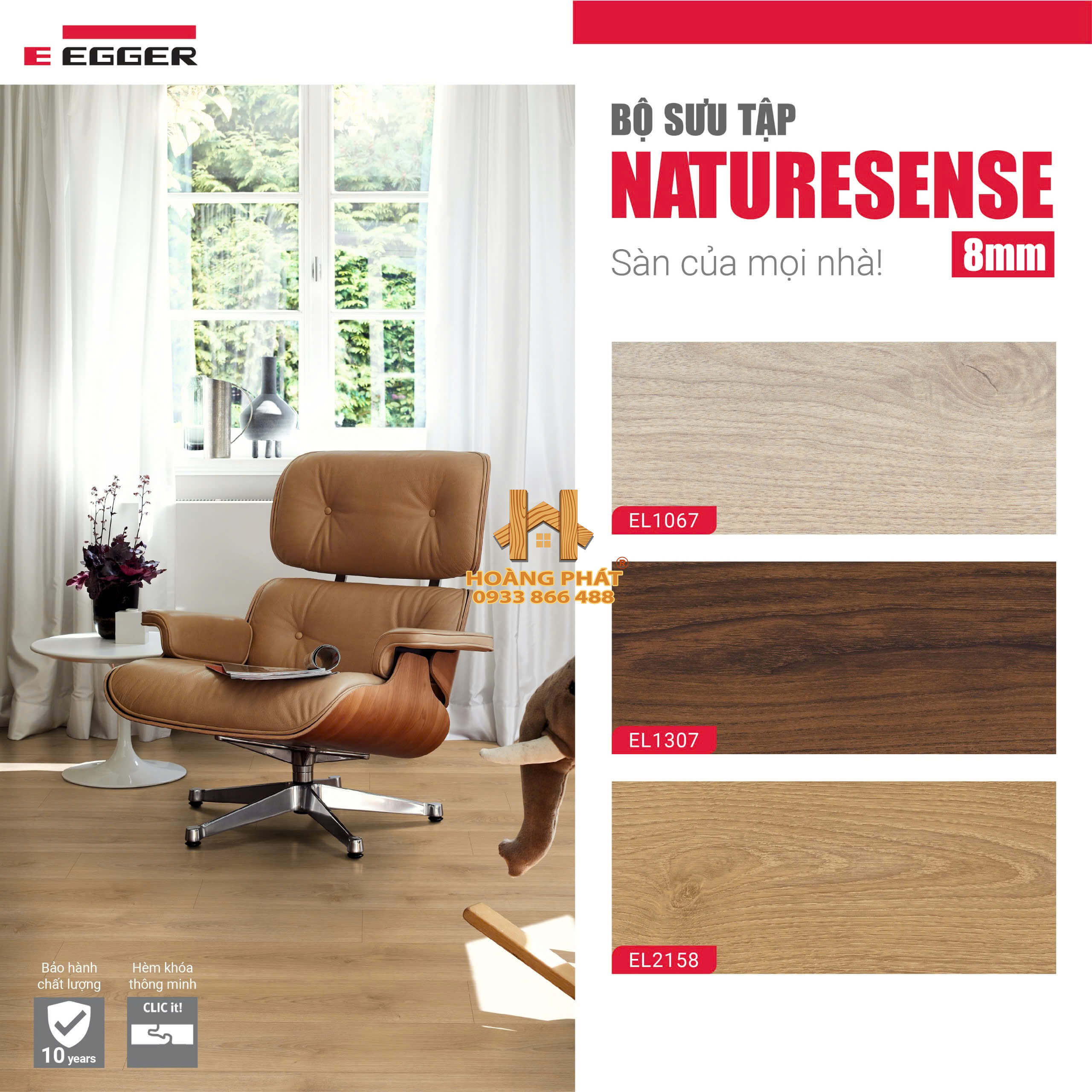 Sàn Gỗ Egger NatureSense Classic 8mm EL1067 1 Sàn Gỗ Egger NatureSense Classic 8mm