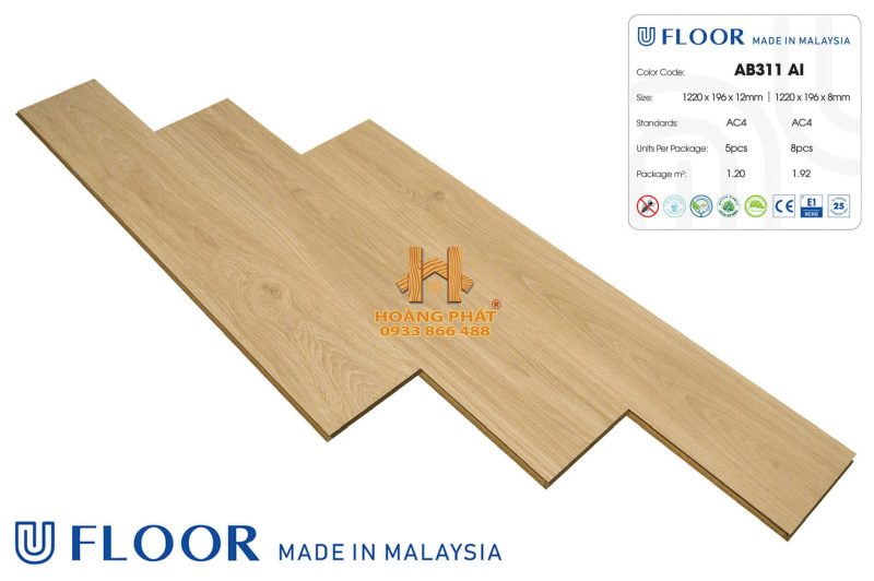 sàn gỗ Ufloor ab311 ai