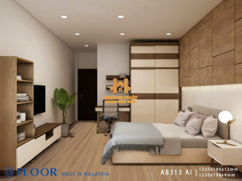 Sàn Gỗ UFloor 8mm/12mm AB313 AI
