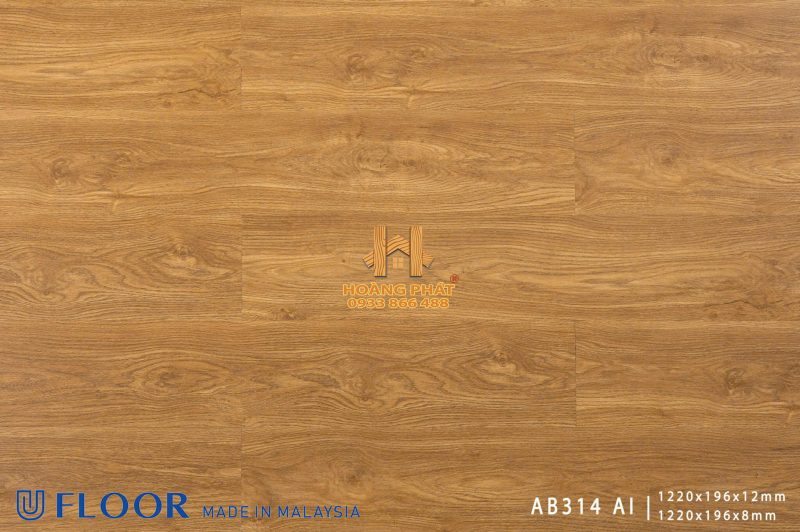 Sàn Gỗ UFloor 8mm/12mm AB314 AI