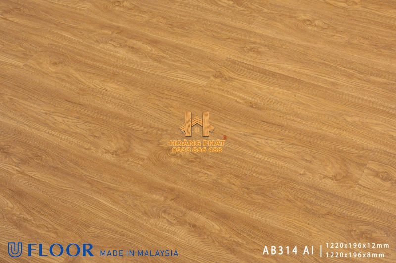 Sàn Gỗ UFloor 8mm/12mm AB314 AI