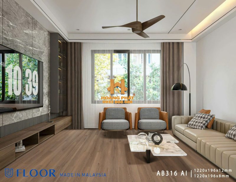 Sàn Gỗ UFloor 8mm/12mm AB316 AI