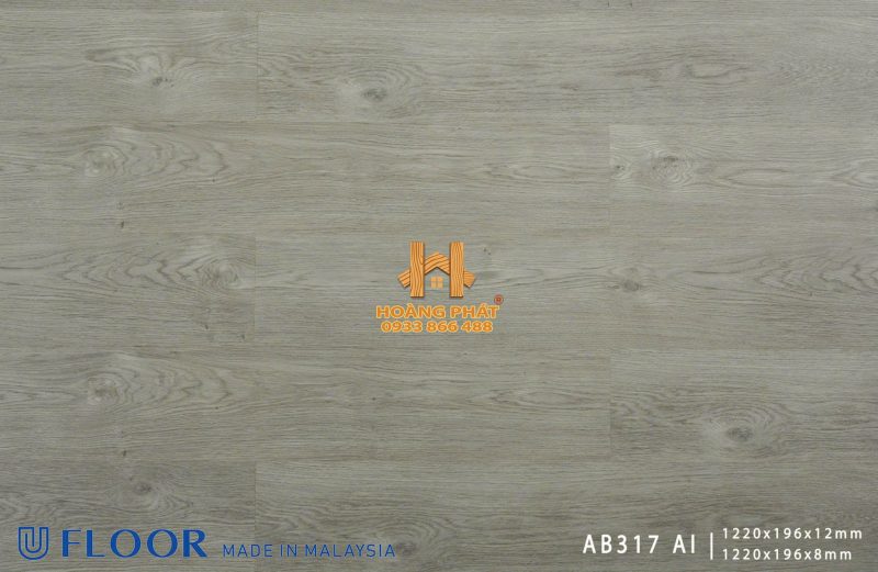 Sàn Gỗ UFloor 8mm/12mm AB317 AI