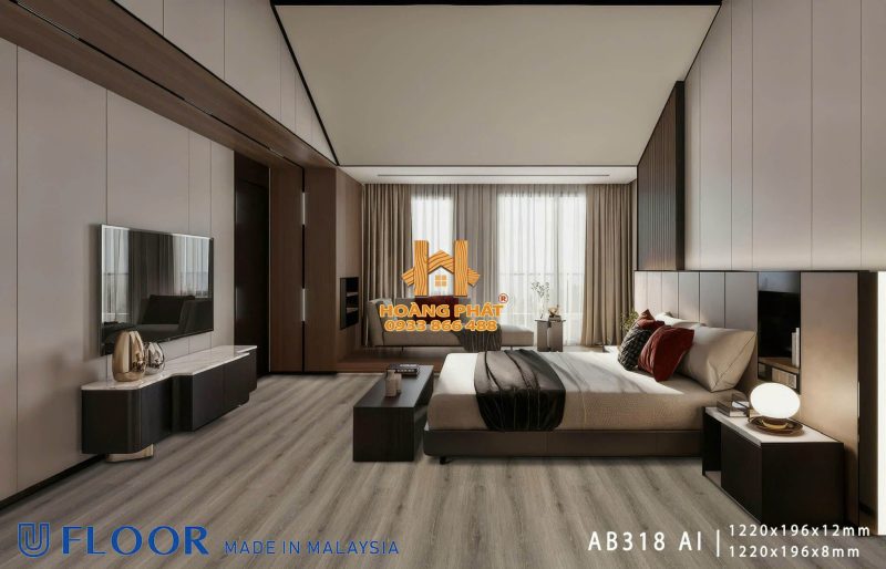Sàn Gỗ UFloor 8mm/12mm AB318 AI