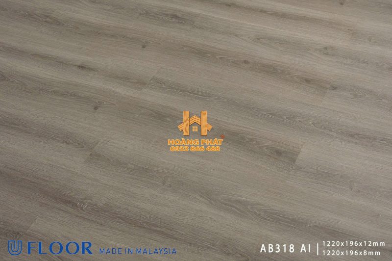Sàn Gỗ UFloor 8mm/12mm AB318 AI