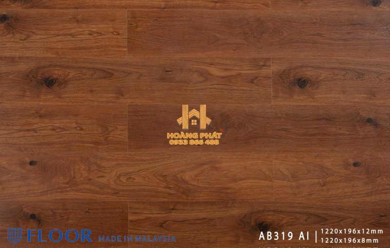 Sàn Gỗ UFloor 8mm/12mm AB319 AI