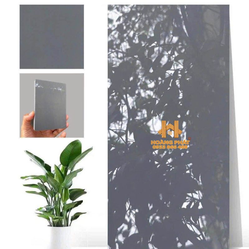 Tấm Ốp Than Tre Iwood Pet Bóng Đơn Sắc iS 8