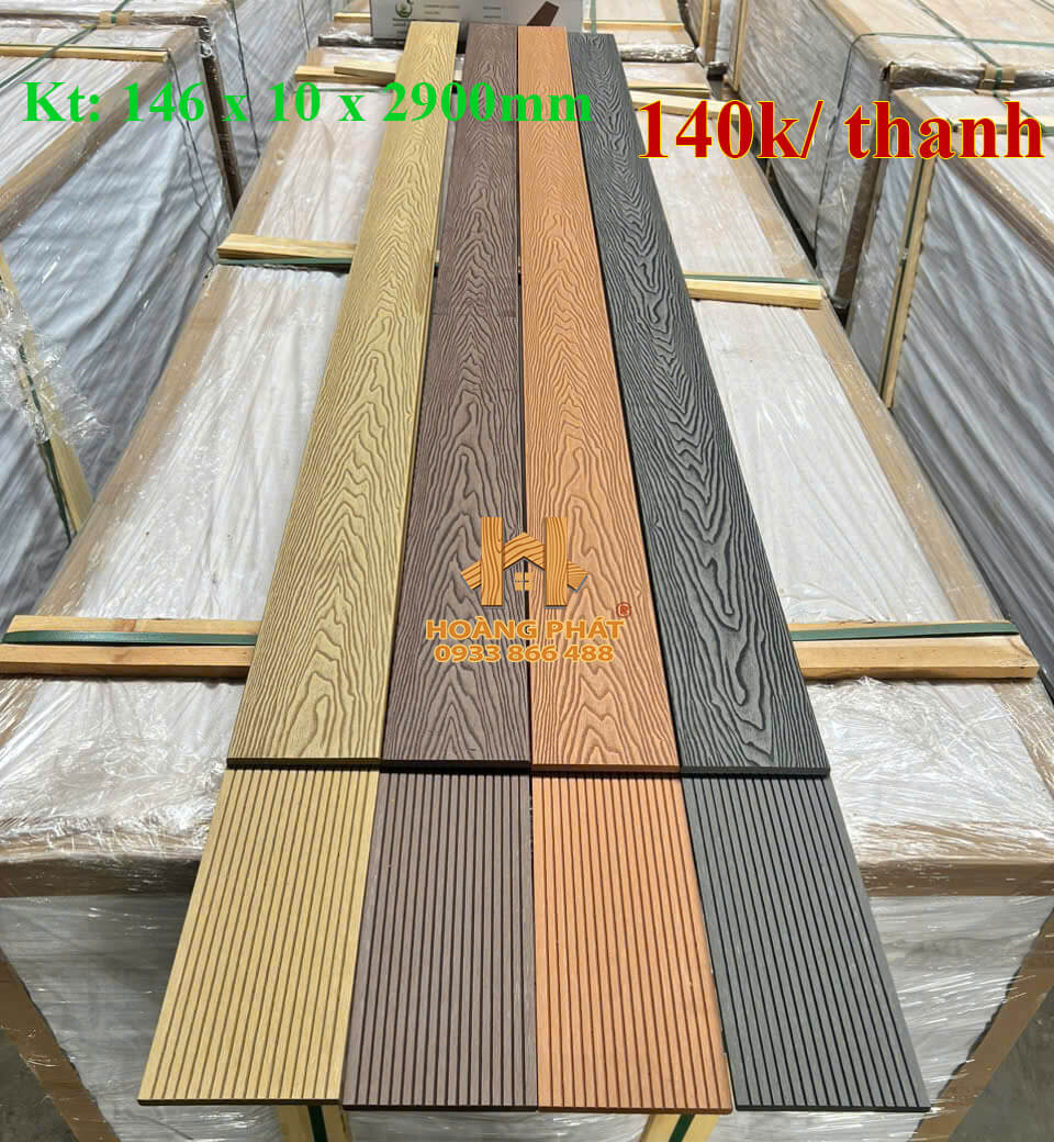 thanh-da-nang-go-nhua-ngoai-troi-ban-lon Thanh Đa Năng Gỗ Nhựa Ngoài Trời Vân 3D 146 x 10 x 2900mm