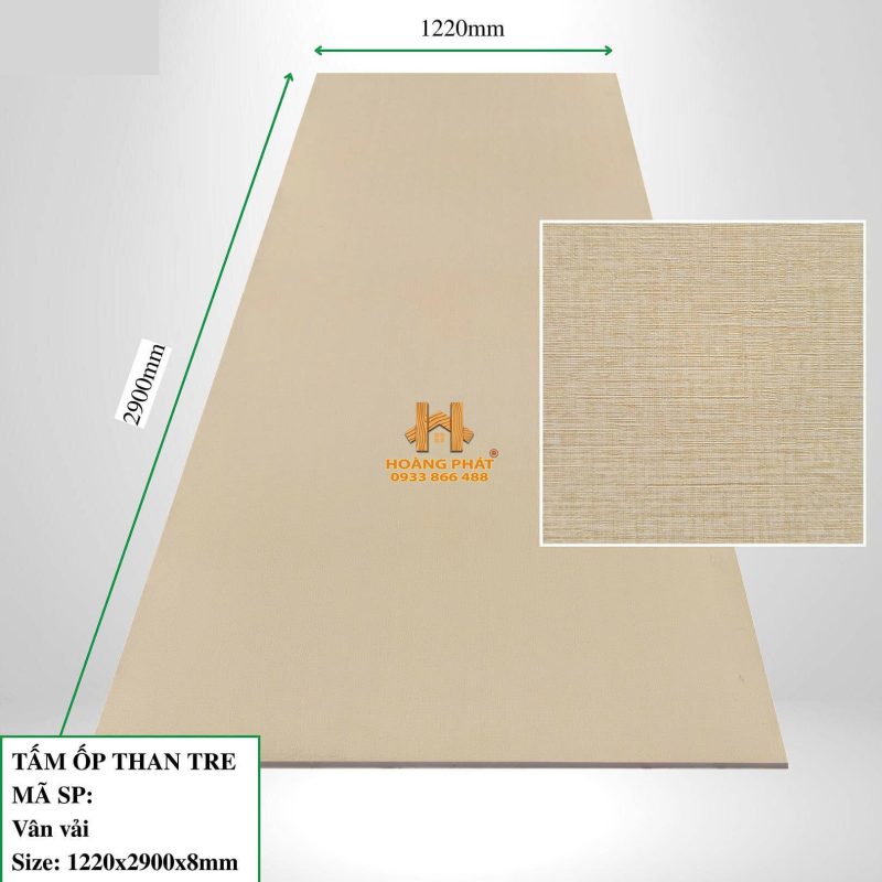 Tấm Ốp Than Tre TGI Vân Vải T-201