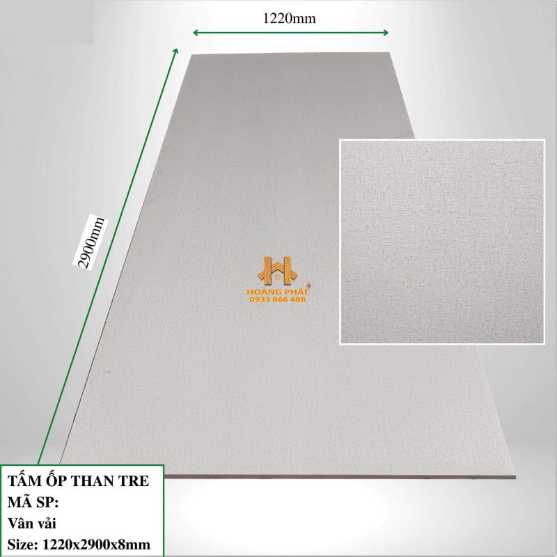 Tấm Ốp Than Tre TGI Vân Vải T-202