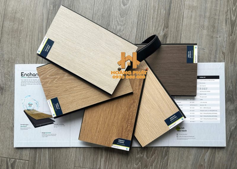 Sàn gỗ công nghiệp có tốt không? 7 điều nên biết trước khi mua 9 Các lựa chọn màu của dòng Inovar Enchante 8mm trong catalogue trên website Hoàng Phát