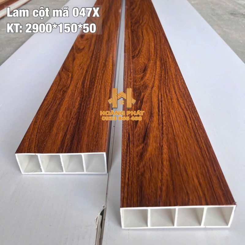 Lam Hộp Nhựa PVC 150 x 50 x 2900mm HYP047