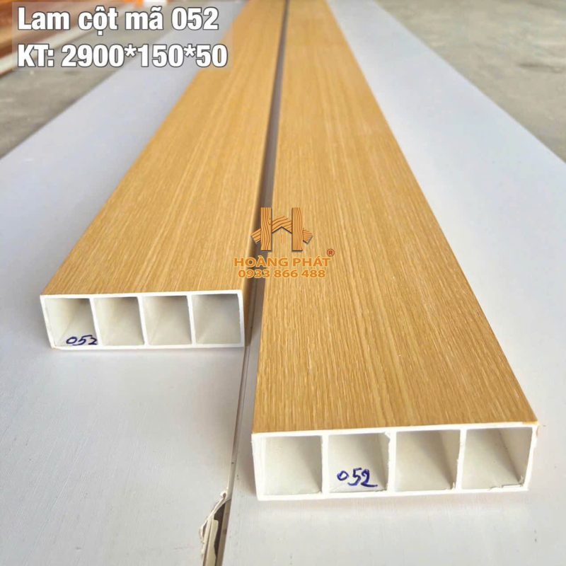 Lam Hộp Nhựa PVC 150 x 50 x 2900mm HYP052