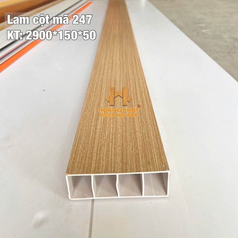 Lam Hộp Nhựa PVC 150 x 50 x 2900mm HYP247