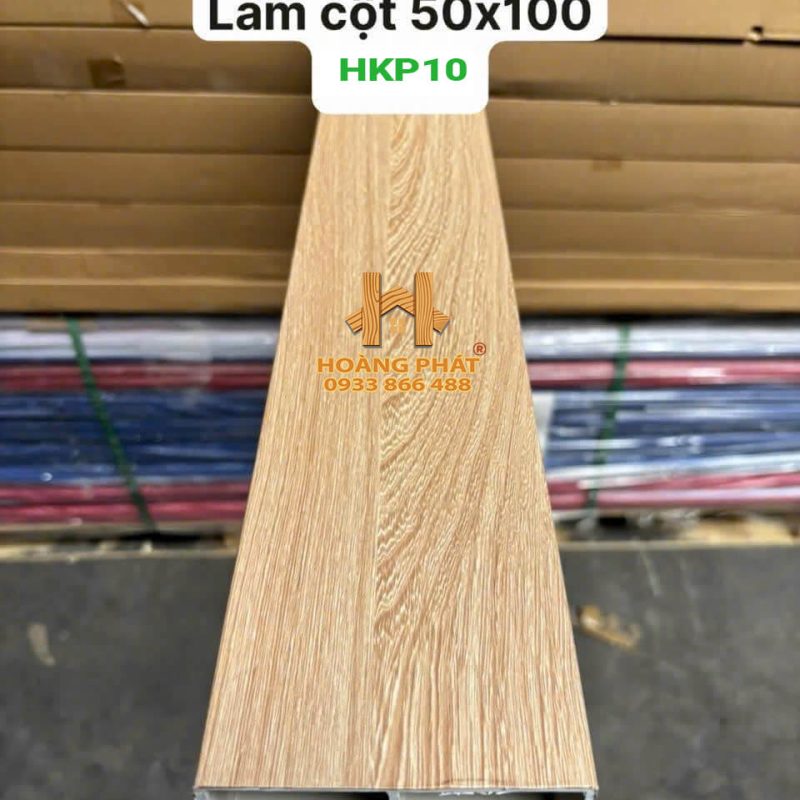 Lam Hộp Nhựa PVC 100 x 50 x 2900mm HKP10