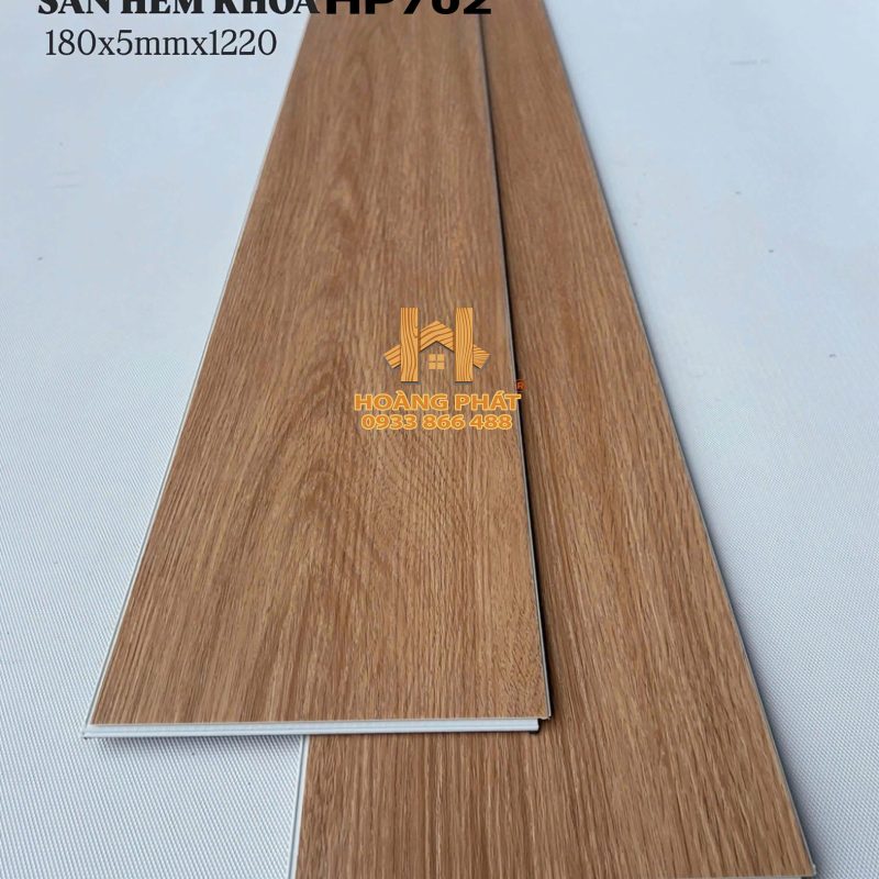 [2026] Sàn Nhựa Hèm Khóa Đế Cao Su 5mm HP702