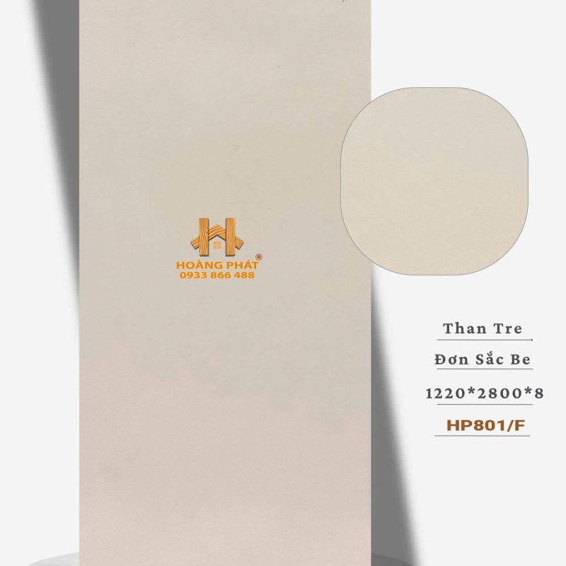 Tấm Ốp Than Tre Đơn Sắc Mịn HP801F
