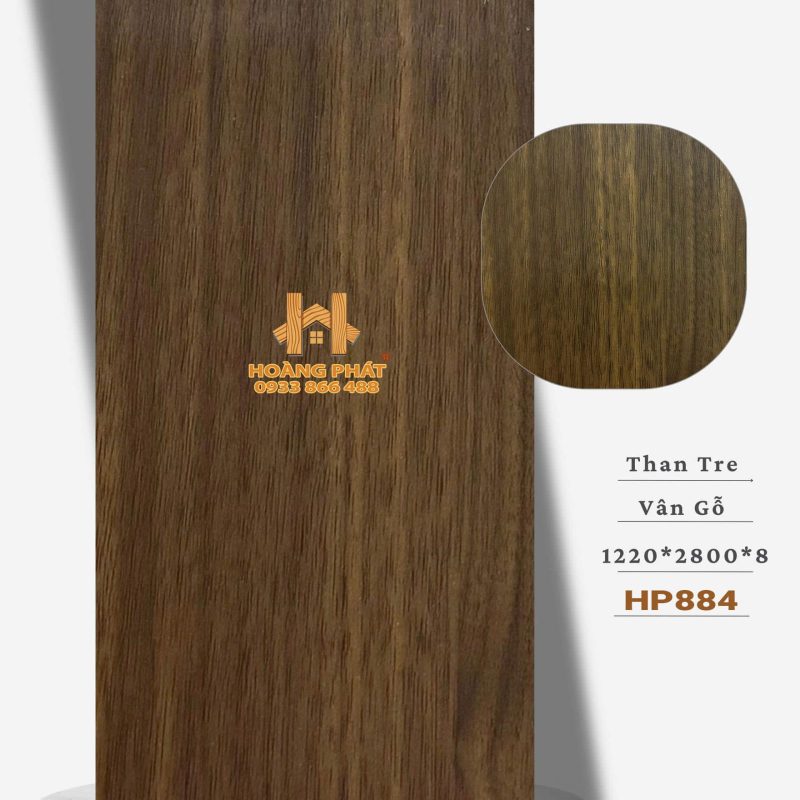 Tấm Ốp Than Tre Vân Gỗ HP884