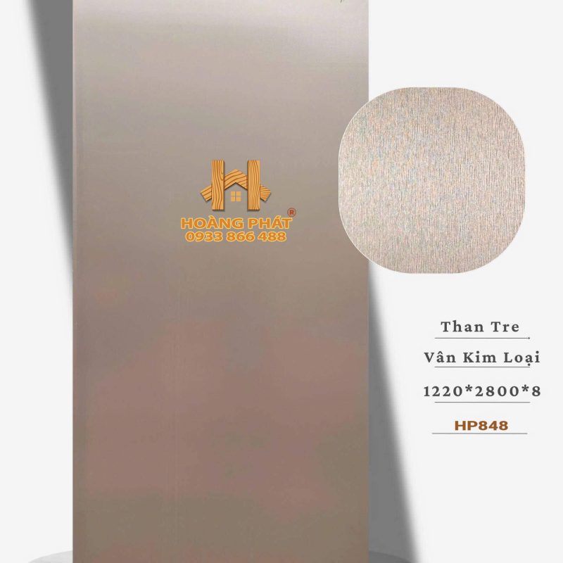 Tấm Ốp Than Tre Vân Kim Loại HP848