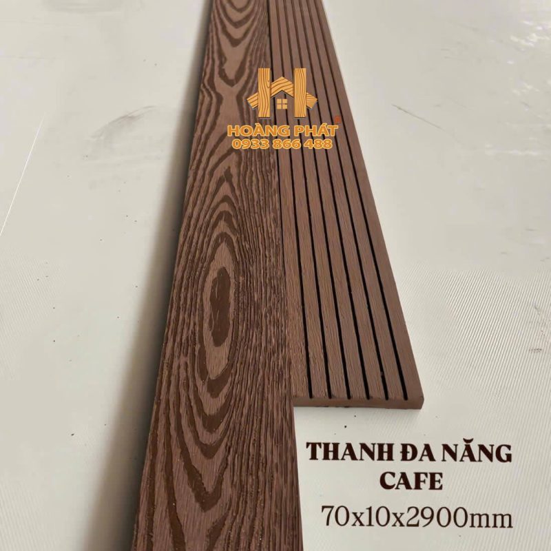 Thanh Đa Năng Gỗ Nhựa Bản Nhỏ Cafe