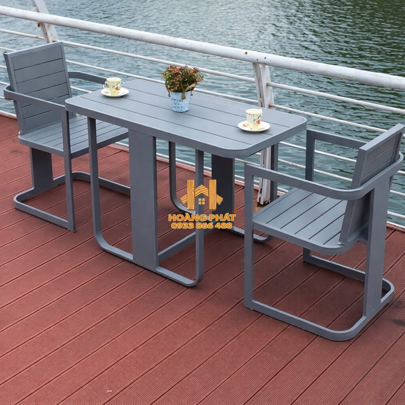 Bộ Bàn Ghế Composite Gấp Gọn Tiện Dụng HP940