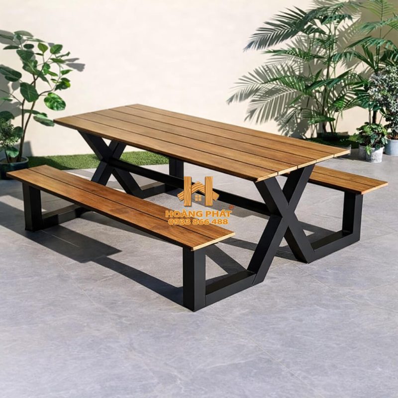 Bộ Bàn Ghế Công Viên Liền Khối Composite HP938