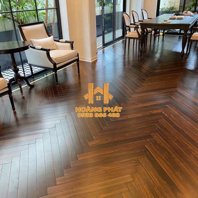 sàn gỗ chiu liu xương cá